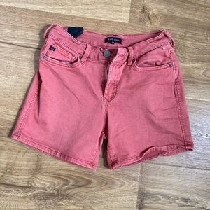 Dear John Chalk Pink Denim High Rise Shorts
Size 26